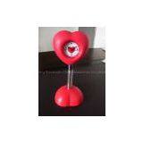 Table Clock,red Spunge Clock