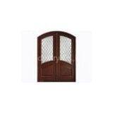 Glazed Exterior Timber Doors With 90mm - 350mm Thickness Wall