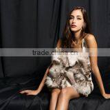 YR175 Hot Sale Top Quality Fox Foot Part Patchwork Fur Pillows/Export Fashionable Furs thumbnail-3
