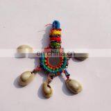 Banjara Mirror Patchwork Key Chain/Indian Handmade Vintage Zip Puller Traditional Tassels Key Chain Xmas Offer 2015...