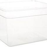 rectangular sous vide container with lid for sosu vide cooking for anova joule sansaire