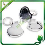 Good Quality Heart Shaped Keyrings Photo Frame, Metal Heart Keychain for 2 Photos Inserted, Heart Key Holder Photo Frame thumbnail-2