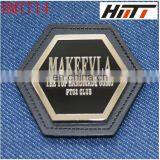 Fashion Jeans Leather Patch With Metal