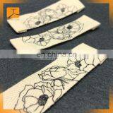 Vintage Custom Design Endfold Cotton Printed Label for Wedding Dress