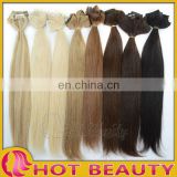Fashion trend hot beauty indian remy hair clips in bangs