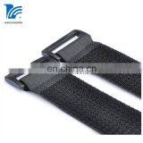 Black Fast Quick Wrap Hook and Loop Cable Strap