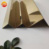 Custom Design Stainless Steel Metal Chrome Tile Outside Corner Trim for Furniture thumbnail-2