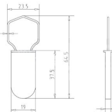 Logistics Plastic Lock Security Padlock Seal for Airline Catering Purposes thumbnail-5