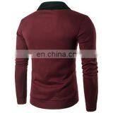 Custom Plain Varsity Longline Neckband Cardigan Knit For Men Fashion Acrylic Sweater thumbnail-4