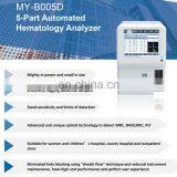 MY-B005D Clinical Analytical Instrument 5-part Cbc+diff or Cbc Machine Fully Automatic Hematology Analyzer thumbnail-2