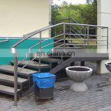 Outdoor Metal Low Price Per Metre Floor Mount Prefabricated Glass Railing Balustrade Price thumbnail-5