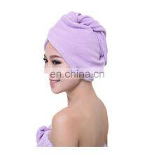 Microfiber Hair Drying Towel Bath Towel Dry Hair Microfiber Dry Quick Drying Lady Bath Soft Shower Cap thumbnail-3