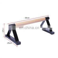 Оптовая продажа деревянных упорных брусьев для упражнений на отжимания, а также для йоги и гимнастических тренировок с противоскользящим покрытием thumbnail-2