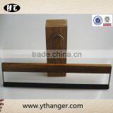 Wooden Clothes Hanger Luxury and Pants Hanger With Velvet Bar thumbnail-3