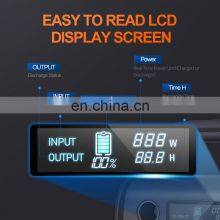 High Lithium Battery 500W LCD Display AC110V 220V 518Wh Li Ion Usb Outdoor Portable Charger Power Station for Electronics thumbnail-4