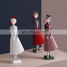 Nordic Style Girl Decoration Skirt Girl TV Cabinet Decoration thumbnail-3