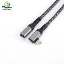 USB C to USB C 3.1 Gen 2 Cable 10ft, 10Gbps 100W(20V/5A) Power Delivery With E-Marker Chip 10Gbps Data Sync 4K@60Hz Video Output Compatible for Type-C Devices,Oculus Quest Link,Macbook (Black) thumbnail-5