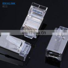 Ethernet Connector Male Network Crimp Connector RJ45 WITH IRON /FTP Rj45 Modular Plug thumbnail-4