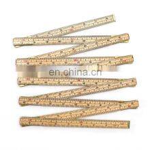Folding Wooden Ruler 2 Meters 10 Fold Spring Folding Ruler Metric Inch High-grade Woodworking Ruler thumbnail-4
