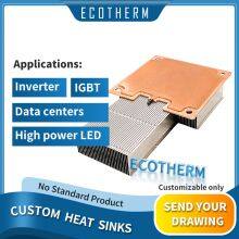 Custom Manufacturer Power Supply Vapor Chamber Copper Pipe Aluminum Led Zipper Fin Large Heatsink Heat Sink thumbnail-2