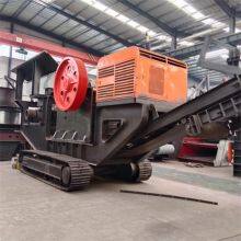 Tracked Mobile Crushing Plant, Limestone and Pebble Crusher, Construction Waste and Stone Mobile Truck thumbnail-3