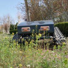 Industrial Single Cylinder Gasoline Engine Petrol/Gasoline 20 Inch Cutting Blade Remote Operated Steep Slope Mower thumbnail-3