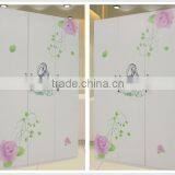 French Bedroom Furniture Set White and Pink Rose Printing Steel Bedroom Furniture Set thumbnail-3