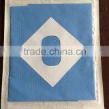 Blue SMS fenestrated surgical drapes disposable drapes