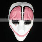 Factory Solid Quality PVC Adult Party Masks Game Payday2 Movie Game Theme Halloween Cool Masquerade Mask thumbnail-2