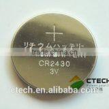 3V Lithium Battery CR2430 Button Cell Watch Battery