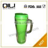 Double Wall Plastic Travel Mug With Handle