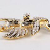 Hot Sales Hip Hop 925 Sterling Silver Angel Chain Pendant Necklace Jewellery thumbnail-5