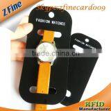 Custom Luxury Plastic Pvc Hand Tag for Jewelry Watch Package