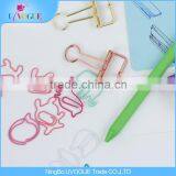 Eco-Friendly Office Supply Factory Produced Bicycle /Glasses/ Tooth/Cat/Bear/Animals Shaped Paper Clips thumbnail-2