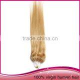Wholesale Colorful Micro Ring Loop Hair Extension Bead India Virgin Human Hair Weave Extension thumbnail-4