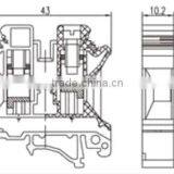 SUK-10 Din Rail Terminal Block Screw Connector thumbnail-6