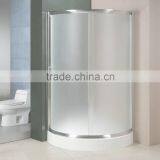 Portable Corner Sector Fiberglass Shower Cabins Readly Made Tempered Laminated Glass Shower Enclosures Hotel Bathroom Equipment thumbnail-2