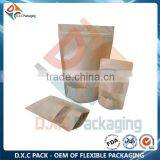 Custom Design Rice Paper Stand Up Pouch With Window thumbnail-1
