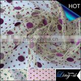 Polyester American Tulle Flocking Fabric for Dress DSN515 thumbnail-1