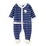 Wholesale newborn baby boy clothes,long-sleeved cotton jumpsuits,baby Oneise