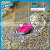 Clear Glass Baubles Transparent Candle Holder thumbnail-1