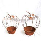 Vintage Garden Rustic Metal Flower Pots Wholesale