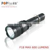 POPPAS F18 T6 10w High Powerful Reflector Rechargeable Led Flashlight thumbnail-1