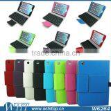 Hot Selling Detachable Ultra Thin Wireless Bluetooth Keyboard Leather Case For IPad Mini, For IPad Mini Case With Keyboard thumbnail-6