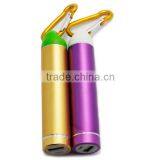 Portable Mountaineering Buckle Metal Gift Power Bank 2600mah