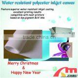 Top Grade Water Resistant Polyester Inkjet Canvas