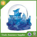 Indoor Decorative Polyresin Snow Globe With Dolphin thumbnail-1