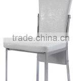 Z635 Modern 2pcs Stylish Black PU & Chrome Metal Dining Room Dining Chair thumbnail-2