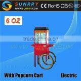Commercial Automatic Caramel Making Air Popping Professional Popcorn Machine With Cart thumbnail-1