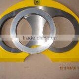 Concrete Pumping Sermac Spectacle Wear Plate And Cutting Ring With Tungsten Carbide thumbnail-1